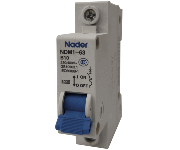 NADER circuit breaker NDM1-63 C63 230/240V GB10963-1 IEC60898-1 