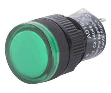 TOOGOO AD16-22D/S23 AC/DC 24 Volt Green Light LED Indicator Signal Lamp Bulbs 20mA R 