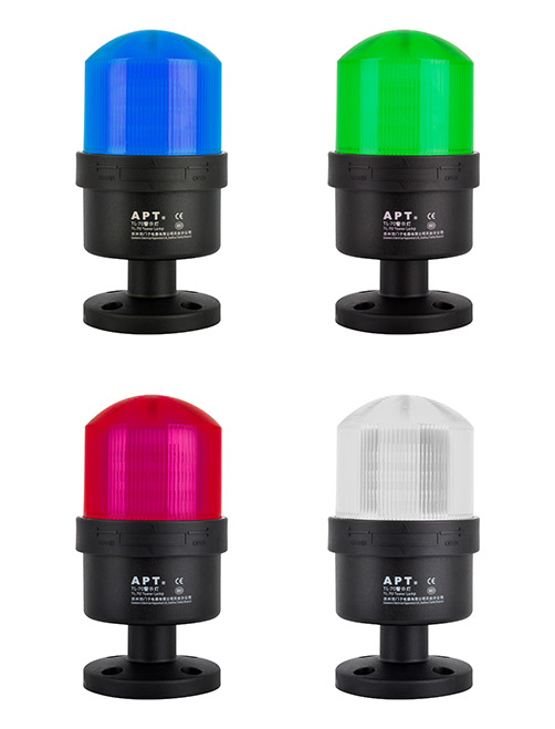 What are the types of light sources for stack lights?