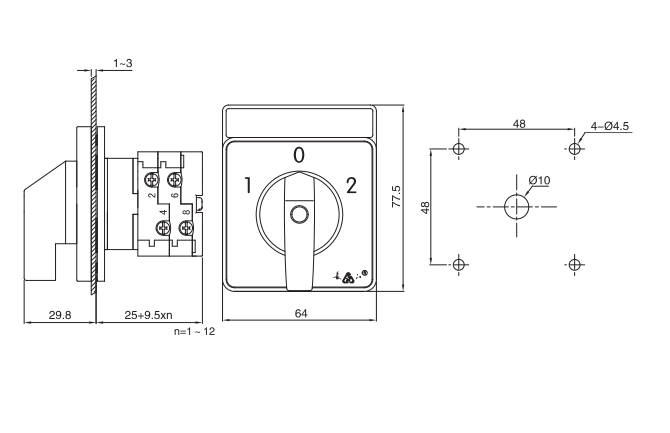 LW38E-16/P installation size