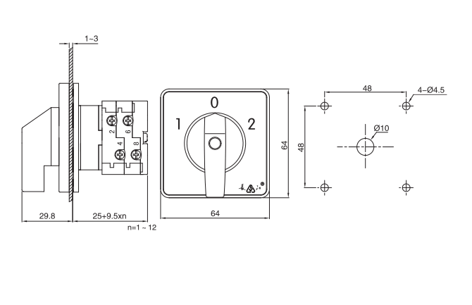 LW38E-20 installation size